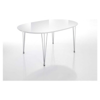 Rozkládací jídelní stůl s bílou deskou 105x170 cm Elegant – Tomasucci