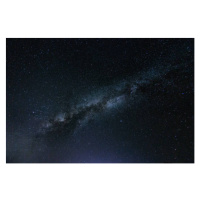 Fotografie Milky way galaxy with stars and, photostocksuwannee, 40 × 26.7 cm