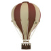 Super balloon Dekorační horkovzdušný balón – zelená/krémová - M-33cm x 20cm