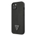 Guess GUHCP14MPSATLK hard silikonové pouzdro iPhone 14 PLUS 6.7" black Saffiano Triangle Logo