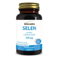 Herbamedica Selen Extrakt z brukve černé 200 µg 90 kapslí
