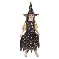 RAPPA Dětský kostým čarodějnice/Halloween (S)