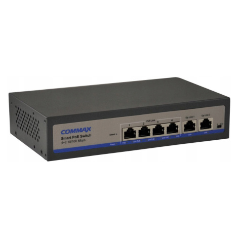 switch PoE CIOT-H4L2 6portový Commax