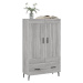 vidaXL Skříň highboard šedá sonoma 69,5 x 31 x 115 cm kompozitní dřevo