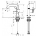 HANSGROHE Tecturis S Umyvadlová baterie s výpustí Push-Open, CoolStart, EcoSmart, matná černá 73