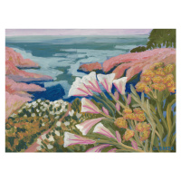Ilustrace Sea and flowers, Eleanor Baker, 40x30 cm