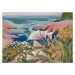 Ilustrace Sea and flowers, Eleanor Baker, 40x30 cm
