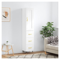 vidaXL Skříň highboard bílá 34,5 x 34 x 180 cm kompozitní dřevo