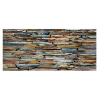 Obrazová fototapeta na zeď panoramatická FTG0946 štípaný kámen, velikost 202 x 90 cm