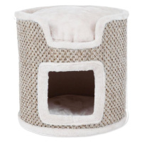 Odpočívadlo Trixie Ria Cat Tower světle šedé-přírodní 37cm