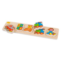 Bigjigs Toys Dřevěné vkládací puzzle hračky