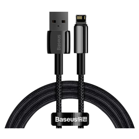 Kabel Baseus Tungsten Gold Cable USB to iP 2.4A 1m (black)