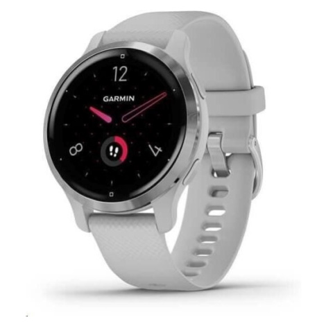Garmin GPS sportovní hodinky Venu2S Silver/Gray Band, EU