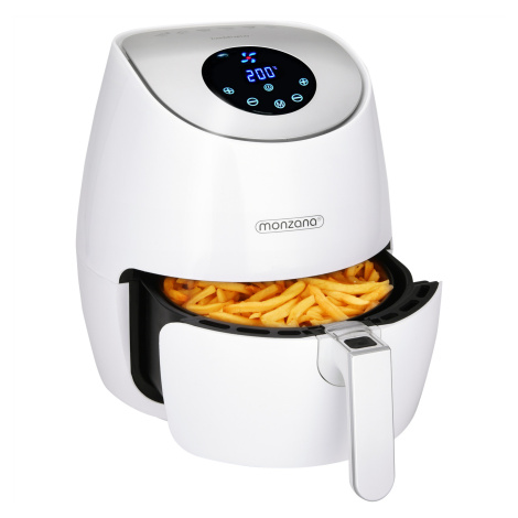 Horkovzdušná fritéza FRYER 1 bílá – 9 v 1 s dotykovým displejem 1485 W 3,6 l