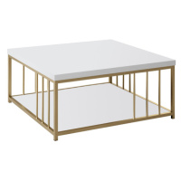 Konferenční stolek ZENN bílá/zlatá