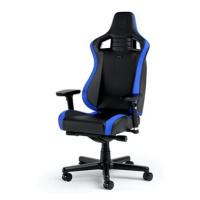 Noblechairs EPIC Compact, černá/carbon/modrá