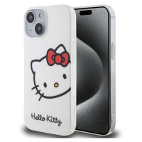 Pouzdro Hello Kitty IML Head Logo zadní kryt pro Apple iPhone 15 White