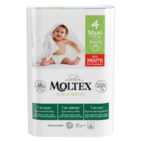 MOLTEX Pure & Nature Maxi Natahovací plenkové kalhotky 7-12 kg 22 kusů