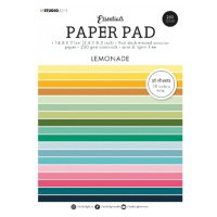 Blok barevných papírů Studio Light Lemonade, A5 (36 listů) – limonáda Aladine