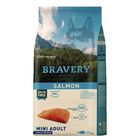 Bravery Dog Mini Adult Salmon - 2kg