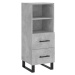 vidaXL Skříň highboard betonově šedá 34,5x34x180 cm kompozitní dřevo