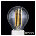 Orion LED žárovka-kapka E14 4,5W filament 827 stmívatel.