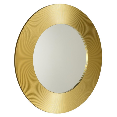 SUNBEAM zrcadlo v rámu, pr.90cm, zlatá SB900 Sapho