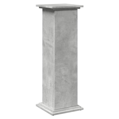 vidaXL Výstavní stojan s úložným prostorem betonově šedý 31x30x90 cm