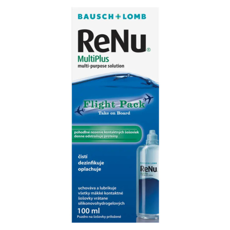 ReNu Roztok na kontaktní čočky Multiplus Flight Pack 100 ml