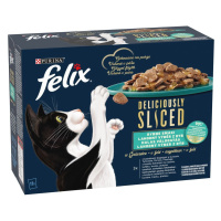 Felix Deliciously Sliced lahodný výběr z ryb v želé 12x80g