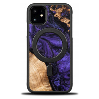 Bewood Unikátní Pouzdro pro iPhone 11 Violet with MagSafe