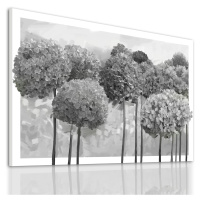 Obraz na plátně HORTENZIE šedé květy A různé rozměry Ludesign ludesign obrazy: 80x60 cm