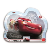 DINO Puzzle 25 dílků kontura CARS 3: BLESK MCQUEEN