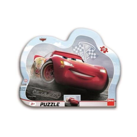 DINO Puzzle 25 dílků kontura CARS 3: BLESK MCQUEEN