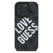 Guess PU Leather 4G Big Love Logo MagSafe kryt iPhone 16 Pro černý