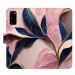 iSaprio flip pouzdro Pink Leaves pro Samsung Galaxy S20