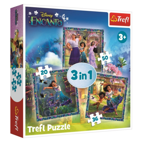 Puzzle Encanto Postavy 3v1 Trefl