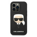 Karl Lagerfeld KLHCP14XSLKHBK hard silikonové pouzdro iPhone 14 PRO MAX 6.7" black Silicone Karl