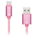 CONNECT IT Wirez Premium Metallic USB C - USB, rose gold, 1 m - CI-667