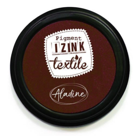 Razítkovací polštářek na textil IZINK textile - hnědý ALADINE