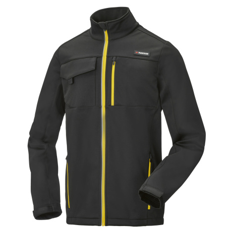Parkside® Pánská pracovní softshellová bunda (černá/žlutá, XL (56/58))