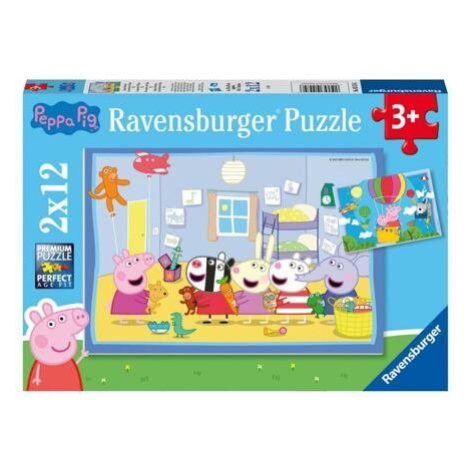 Ravensburger Prasátko Peppa: Peppino dobrodružství 2x12 dílků