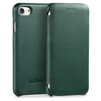 Kryt na iPhone 2022/2020 8 7 kožený slim case book zelený Movear