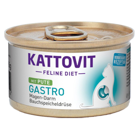KATTOVIT Feline Diet Gastro krůta 24x85g