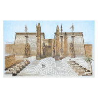 Fotografie Old engraved illustration of Temple of, mikroman6, 40x24.6 cm