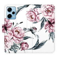 iSaprio flip pouzdro Pink Flowers pro Xiaomi Redmi Note 12 Pro+ 5G