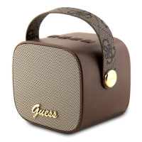 Reproduktor Guess Mini Bluetooth Speaker PU 4G Strap 5W, BT5.3 Brown