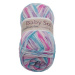 Baby soft multicolor 100g - 601 bílá, růžová, sv.modrá