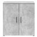 Komoda Cabinet světle šedá, š: 80 cm