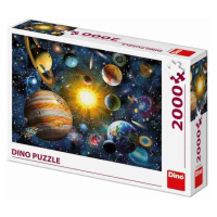 Dino puzzle sluneční soustava 2000d.
